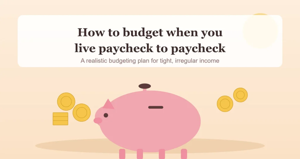 How to Budget When You Live Paycheck to Paycheck