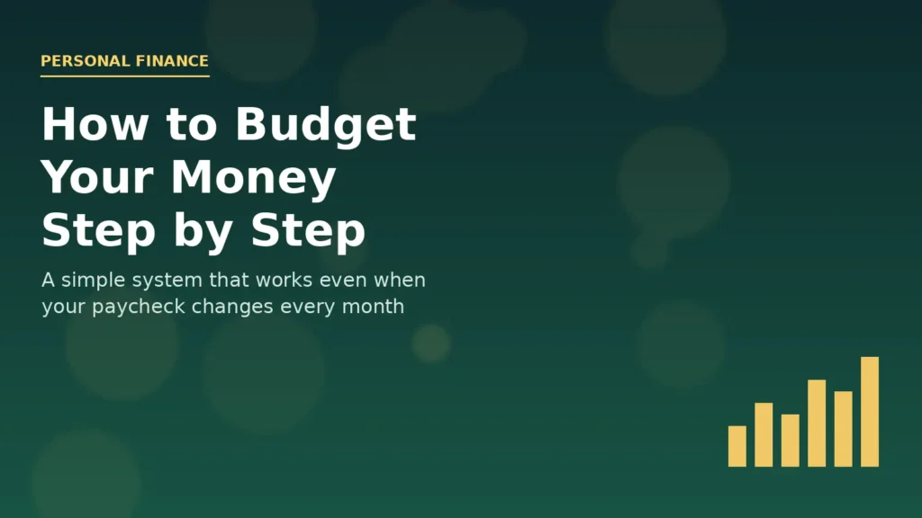 How to Budget Your Money Step by Step (Even With Irregular Income)
