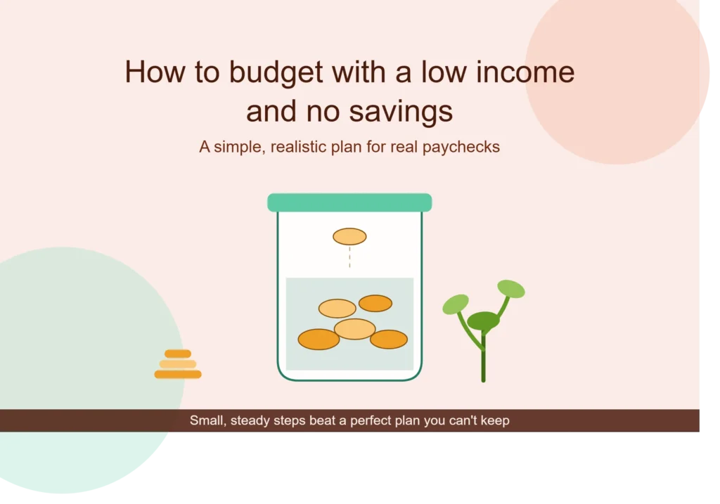 How to Budget With a Low Income and No Savings