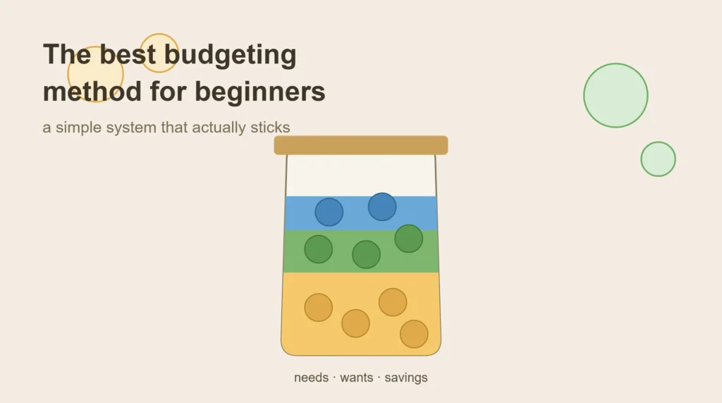 Best Budgeting Method for Beginners (That Actually Sticks)