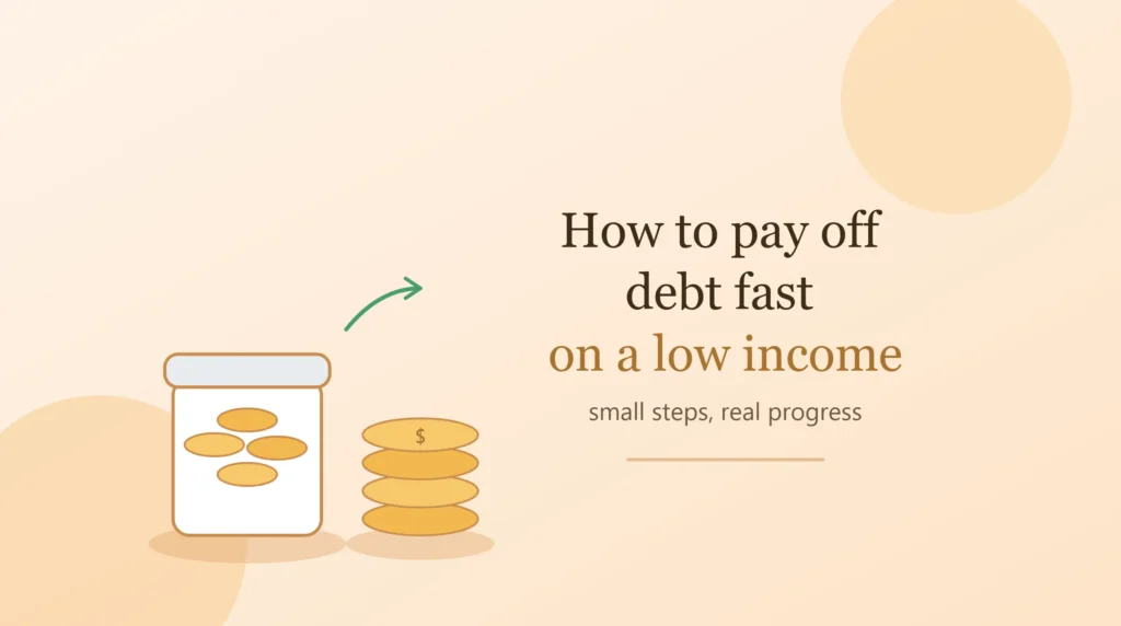 How to Pay Off Debt Fast on a Low Income