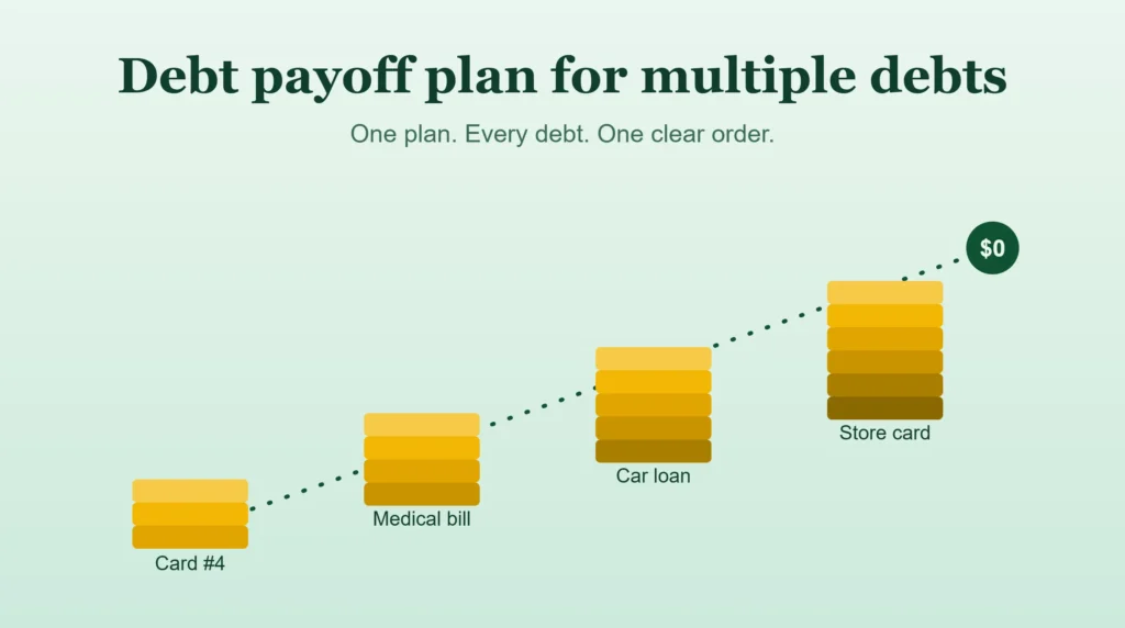 Debt Payoff Plan for Multiple Debts: A Real Strategy