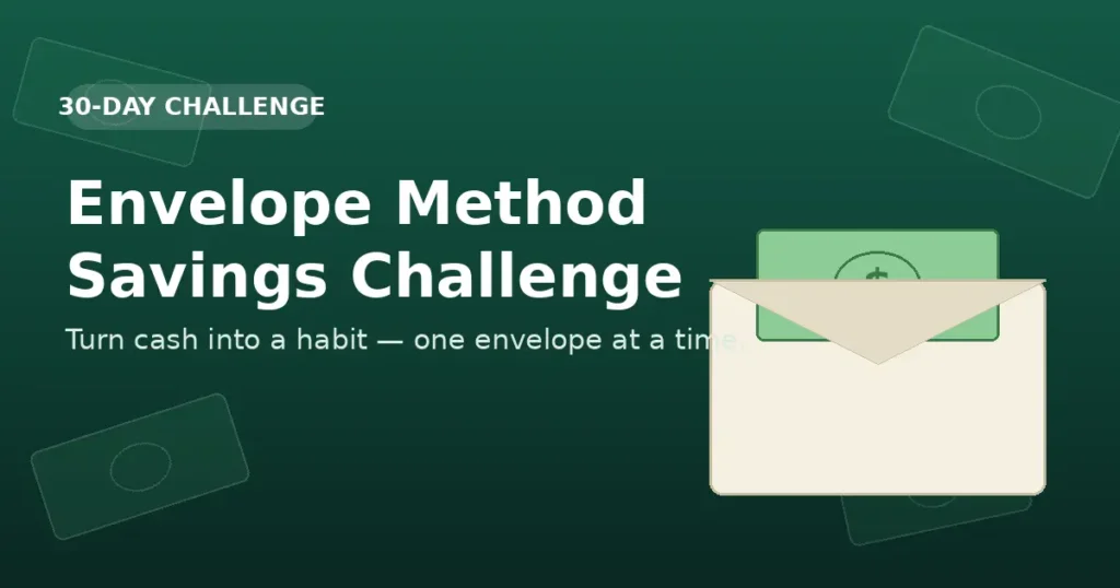Envelope Method Savings Challenge: A Real Plan That Works